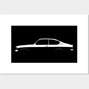 Opel Kadett GTE (C) Silhouette Posters and Art